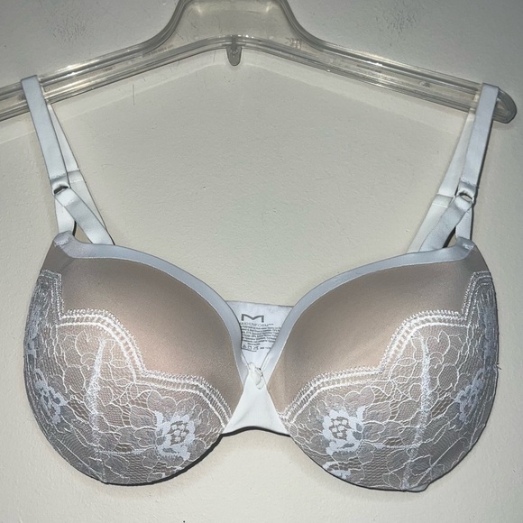Maidenform Love the Lift Push Up Underwire Bra DM9900 Tan and White Size 36D - Picture 4 of 9